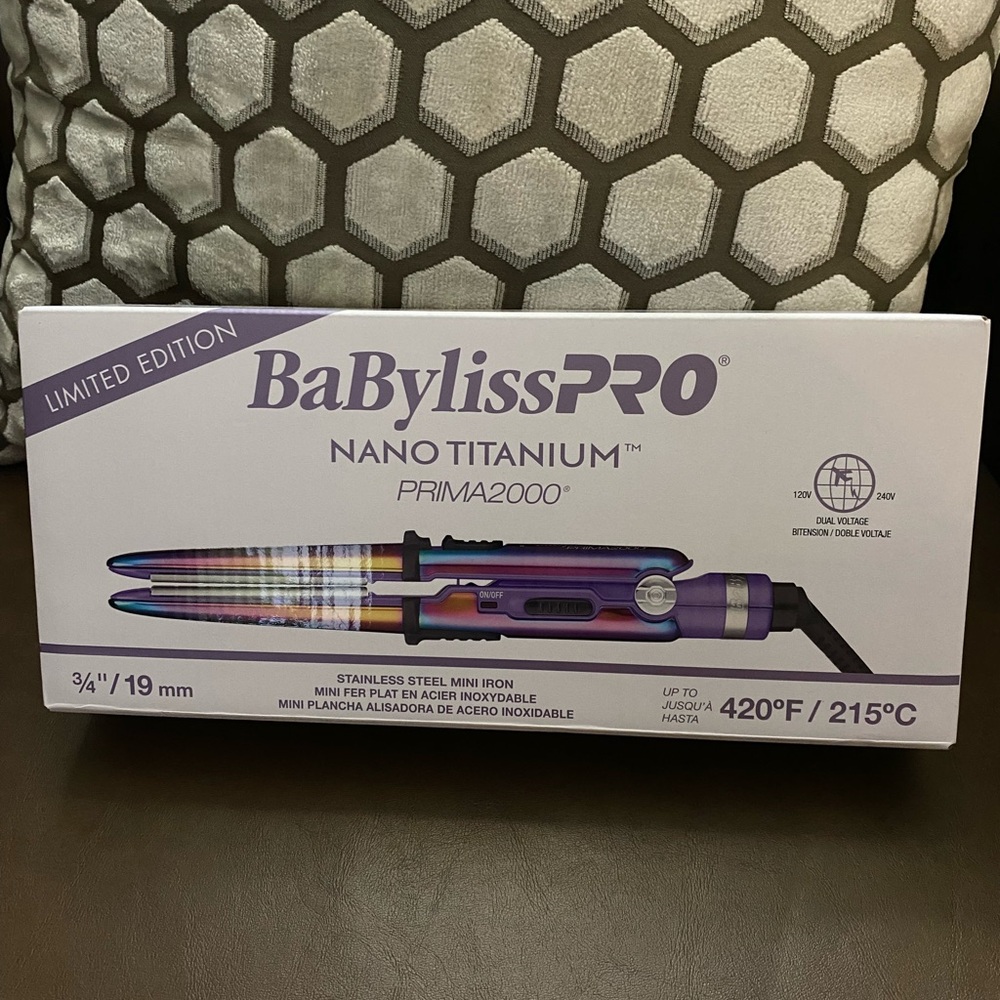 COPY - BABYLISSPRO® LIMITED EDITION IRIDESCENT NANO TITANIUM STAINLESS STEEL MI…